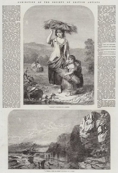 Exposición de la Sociedad de Artistas Británicos de Charles Baxter